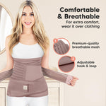3 in 1 Postpartum Belly Support Recovery Wrap – Postpartum Belly Band, After Birth Brace, Slimming Girdles, Body Shaper Waist Shapewear,Post Surgery Pregnancy Belly Support Band(Dusty Plum, M/L)