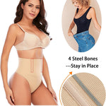 Werena Tummy Control Thong Shapewear for Women Seamless Shaping Novelty Thong Panties Body Shaper Underwear