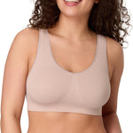 Bali Womens Wireless Bralette Bra, One Smooth U Bras for Women, Seamless Bralettes, No-Bulge, Smoothing, Pullover