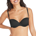Maidenform Women's Custom Lift Strapless Bra, Black,34A