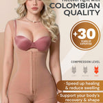 Sonryse Shapewear for women Fajas Colombianas Moldeadoras | Stage 2 Faja Tummy Control Shapewear after Tummy Tuck and Liposuction Mocha Small