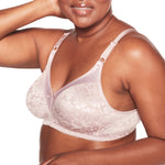 Bali Womens Double Support Wireless Bra, Lace With Stay-in-place Straps, Full-coverage Full Coverage Bra, Gloss, 38C US