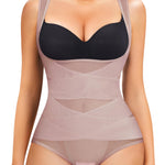 Gotoly Women Waist Trainer Bodysuit Full Body Shaper Vest Tummy Control Slim Corset Shapewear Tank Tops(Purple,XXX-Large)