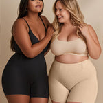 OEAK Tummy Control Shapewear for Women Seamless Girdle High Waisted Body Shaper Underwear Panty Smooth Under Dress Shapewear Nude Shorts M