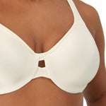 Maidenform womens Lilyette Women's Plunge Into Comfort Keyhole Minimizer bras, Pearl, 38DD US