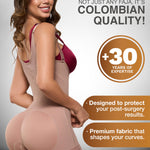 Sonryse Stage 2 faja Tummy Tuck Compression Garment | Faja Body Shaper Shapewear for Women | Fajas Colombianas Moldeadoras Cocoa S