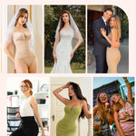 CYDREAM Shapewear for Women Tummy Control Panties High Waisted Butt Lifting Panties Faja Body Shaper (Beige, Medium)