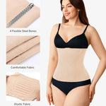 LODAY 2 in 1 Postpartum Recovery Belt,Body Wraps Works for Tighten Loose Skin(M,Beige)