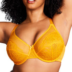 HSIA Minimizer Bras for Women Enchante Full Coverage Underwire Bras Plus Size Lifting Floral Lace Bra for Heavy Breast