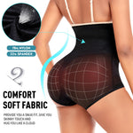 Werena Tummy Control Shapewear Panties for Women High Waist Cincher Shaping Underwear Body Shaper Girdle (#13 Black-7,S)