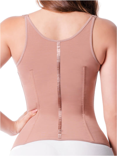 Sonryse O24ZL Fajas Colombianas Reductoras y Moldeadoras Compression Vest Shaper Tummy Tuck Shaper Girdle for Women Mocha 4X-Large