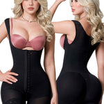Sonryse Shapewear for women Fajas Colombianas Moldeadoras | Stage 2 Faja Tummy Control Shapewear after Tummy Tuck and Liposuction Black Large