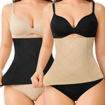 Nebility 2 Pack Waist Trainer for Women Faja Body Shaper Shapewear Tummy Control Girdles Body Shaper
