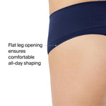 SPANX SPANXshape Everyday Shaping Thong - Core Control Shapewear Underwear - Invisible Under Clothes - Seamless Design - Dark Sapphire - Medium