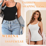 Shapewear Tank Tops for Women Tummy Control Cami Shaper Compression Shaping Undershirt Tops(2#Black+White Set-no pads,3X-Large)