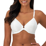 Bali Women's Comfort Revolution Front-Close Shaping Underwire Bra, White,38C