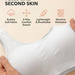 SHAPERMINT Bras for Women - Bras for Women no Underwire, Bralettes for Women Plus Size, Wireless Push up Bra