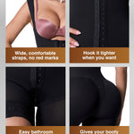 Sonryse Shapewear for women Fajas Colombianas Moldeadoras | Stage 2 Faja Tummy Control Shapewear after Tummy Tuck and Liposuction Black Large