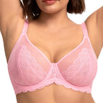 HSIA Minimizer Bras for Women Large Bust Full Coverage Lace Plus Size Bra - Mermaid Scales