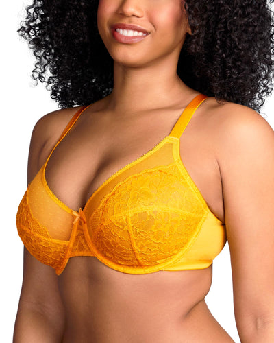 HSIA Minimizer Bras for Women Enchante Full Coverage Underwire Bras Plus Size Lifting Floral Lace Bra for Heavy Breast