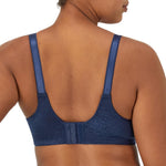 Bali Womens Double Support Wireless Bra, Lace With Stay-in-place Straps, Full-coverage Full Coverage Bra, In The Navy, 38C US