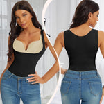 JOYSHAPER Women's Underbust Tummy Control Shapewear Compression Tank Tops Slimming Tank Black S