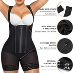 SHAPERX Fajas Colombianas Shapewear for Women Tummy Control Body Shaper Postpartum Butt Lifter with Zipper and Hooks