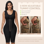 JOSHINE Fajas Colombianas High Compression Long Leg Curvy Faja Compression Garment After Liposuction Faja Corset Body Shaper Black XL