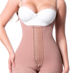 Sonryse 068BF Fajas Colombianas Postparto Postpartum Post Surgery Lipo Compression Garments Tummy Tuck Mocha Medium