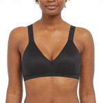 SPANX Smooth Bra-Llelujah! Lightly Lined Bralette - Wire-Free - Comfortable Support - Wireless Bra - Dig-Free Straps - Very Black - Medium