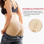 Nebility Shapewear Tummy Control Shorts for Women Butt Lifting Underwear High Waisted Body Shaper Thigh Slimming Panties Beige