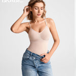 BRABIC Tummy Control Shapewear for Women Seamless Shapewear Bodysuit Body Shaper Waist Trainer Body Suit(Beige, Large)