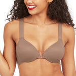 SPANXsmooth Bra-Llelujah Lightly Lined Full Coverage - T-Shirt Bra - Front Closure - Smart Stretch Straps - Cafe Au Lait - 36C
