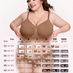 OEAK Bralettes for Women No Padding Comfortable Wireless Bras Seamless Bralette No Underwire Bra Cute Everyday Tshirt Bras Sienna S