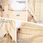 M&D Fajas 0075 Abdomen Shaper Bodysuit Faja Reductora Beige L