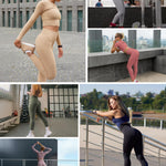 Heathyoga Scrunch Butt Lifting Leggings with Pockets for Women Tummy Control Compression Leggings No Front Seam Yoga Pants Black