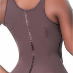 Sonryse O24ZL Fajas Colombianas Reductoras y Moldeadoras Compression Vest Shaper Tummy Tuck Shaper Girdle for Women Chocolate X-Large