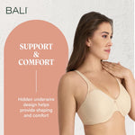 Bali Women's Minimizer Bras for Women - Passion for Comfort Underwire Bras - Adjustable Support, Plus Size Women