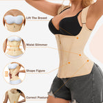 GainKee Waist Trainer for Women Corset Shapewear Workout Trimmer Belt Slimming Body Shaper Tummy Control Cincher Girdle Apricot