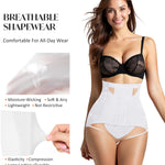 CYDREAM Shapewear Tummy Control Underwear for Women Faja Body Shaper Postpartum High Waisted Slimming Butt Panties Seamless White