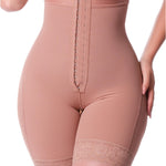 Sonryse 072BF Fajas Colombianas Reductoras Moldeadoras Calzones Levanta Cola Chores Mujer High Waisted Butt Lifting Shaper Shorts Shapewear Mocha 2XL