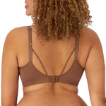 Maidenform Women's M, Seamless Foam, Wireless Bra with Sweetheart Neckline, Bronzed Chestnut