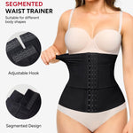 Nebility Waist Trainer for Women Corset Shapewear Tummy Control Segmented Waist Cincher Postpartum Faja Body Shaper with Adjustable Strap(Black,XX-Large)