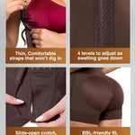 Sonryse Stage 2 faja Tummy Tuck Compression Garment | Faja Body Shaper Shapewear for Women | Fajas Colombianas Moldeadoras Chocolate XS
