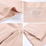 DELIMIRA Women's Tummy Control Shapewear Thigh Slimmer Shorts High Waist Beige Medium