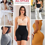 Nebility Shapewear Tummy Control Shorts for Women Butt Lifting Underwear High Waisted Body Shaper Thigh Slimming Panties Black