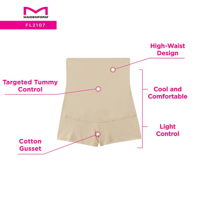Maidenform Womens Minimizing Hi-waist Fajas Fl2107 Shapewear-briefs, Black, XX-Large US