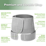 haakaa Pregnancy Belly Band & Postpartum Belly Band 2-In-1 Support Wrap, Natural Latex, One Size