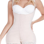 Sonryse 068BF Fajas Colombianas Postparto Postpartum Post Surgery Lipo Compression Garments Tummy Tuck Beige Small