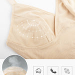 Nebility Compression Tanks for Women Shapewear Tank Tops Tummy Control Body Shaper V Neck Mesh Camisole (Beige, 3X-Large)